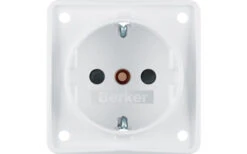 Berker Integro Steckdose Schutzkontakt 3-Pol Mit Erhöhtem Berührungsschutz Polarweiß Matt -Outdoor-Campingladen 494997 3341216