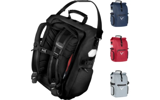Valkental ValkPro 3-in-1 Fahrradtasche 26 Liter Grau-reflektierend -Outdoor-Campingladen 646071 4601388 1