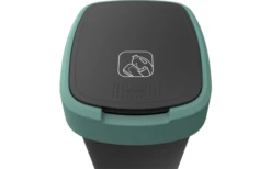 Rotho Twist Abfalleimer Mit Schwing- Und Klappdeckel 10 Liter Horizon Blau -Outdoor-Campingladen 689040 4830122