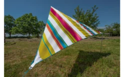 Bent Zip-Canvas Single Verbindbares Sonnensegel 250 X 250 X 250 Cm Türkis -Outdoor-Campingladen 691805 4862594