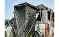 Vickywood Duschzelt Mit Regenhaube 100 Cm Schwarz -Outdoor-Campingladen 696233 4715327